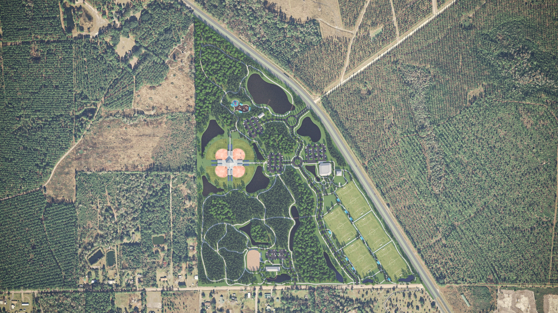 3D Visualization of Park