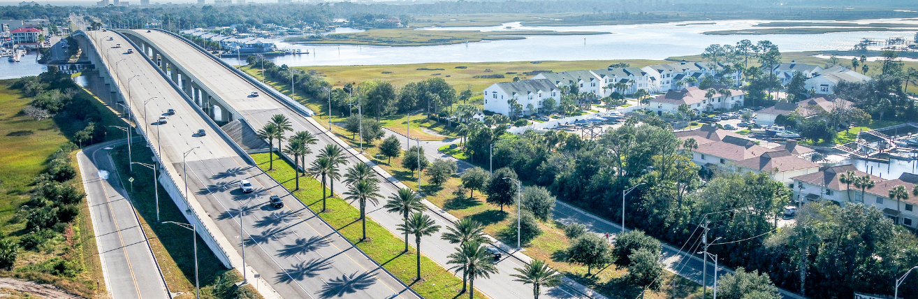 SR 212 Beach Boulevard Landscape