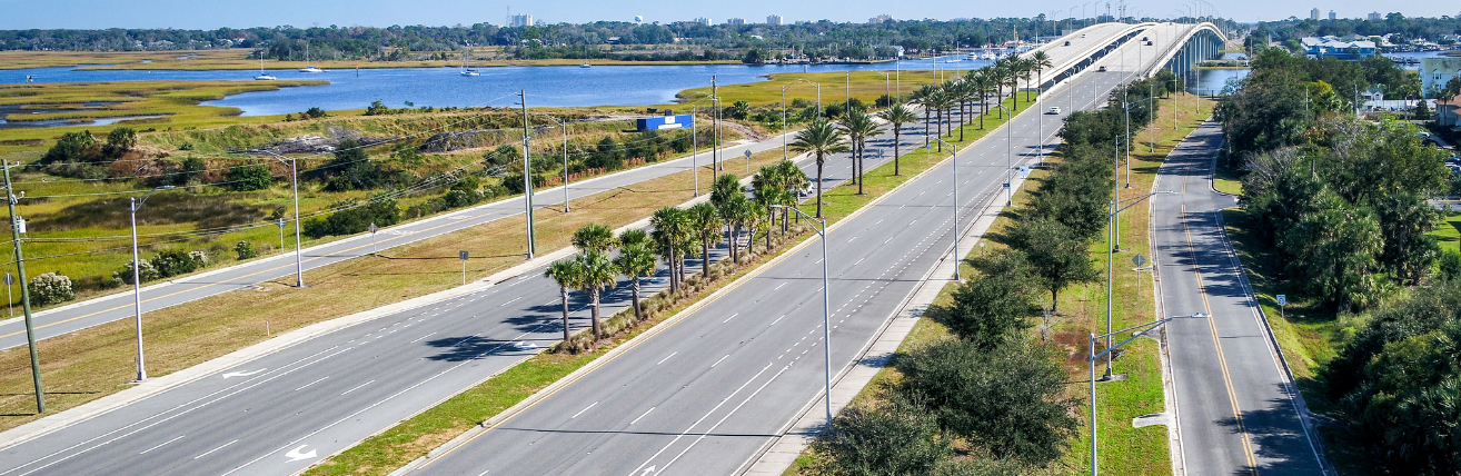 SR 212 Beach Boulevard Landscape