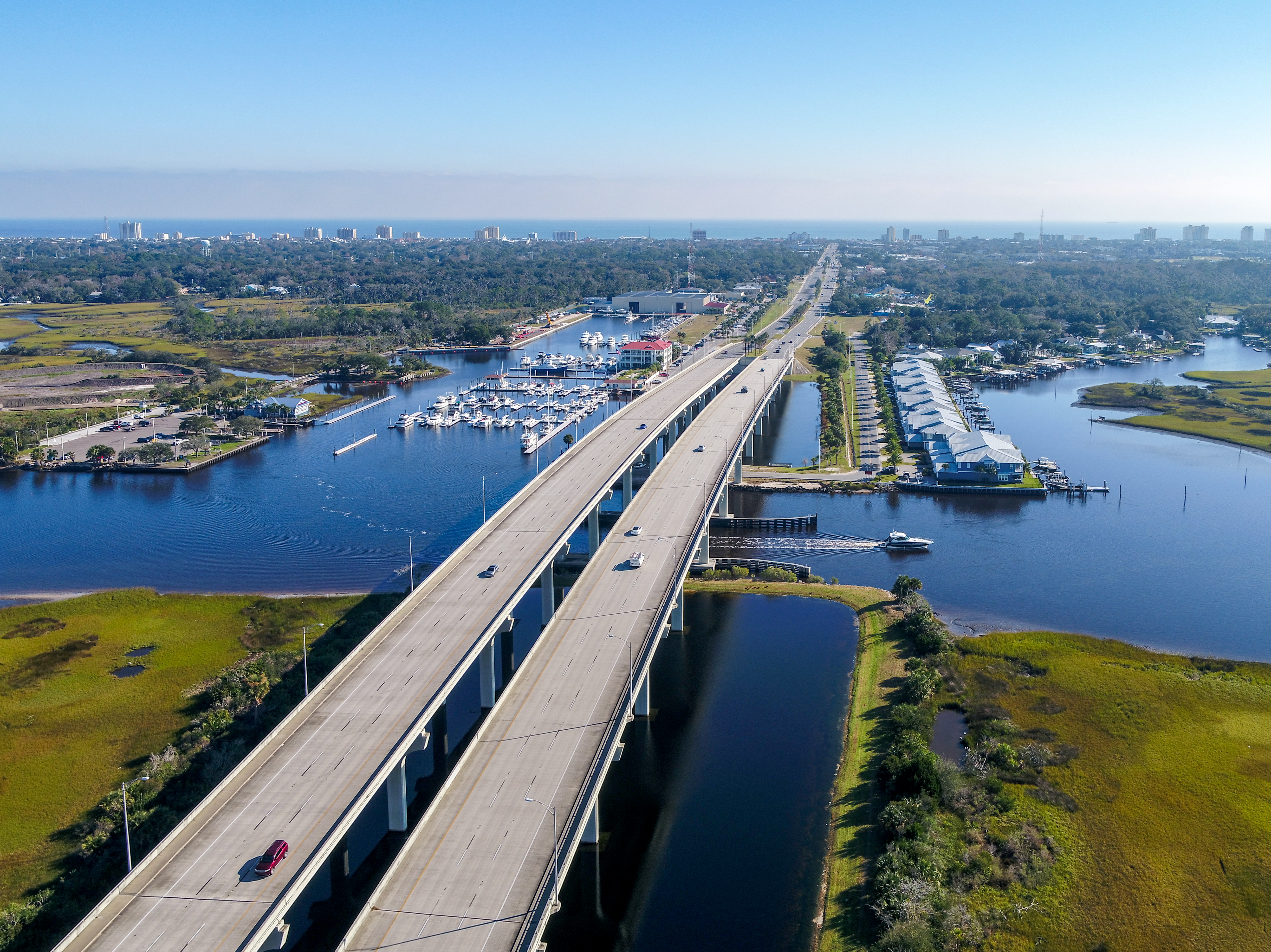 SR 212 Beach Boulevard Landscape