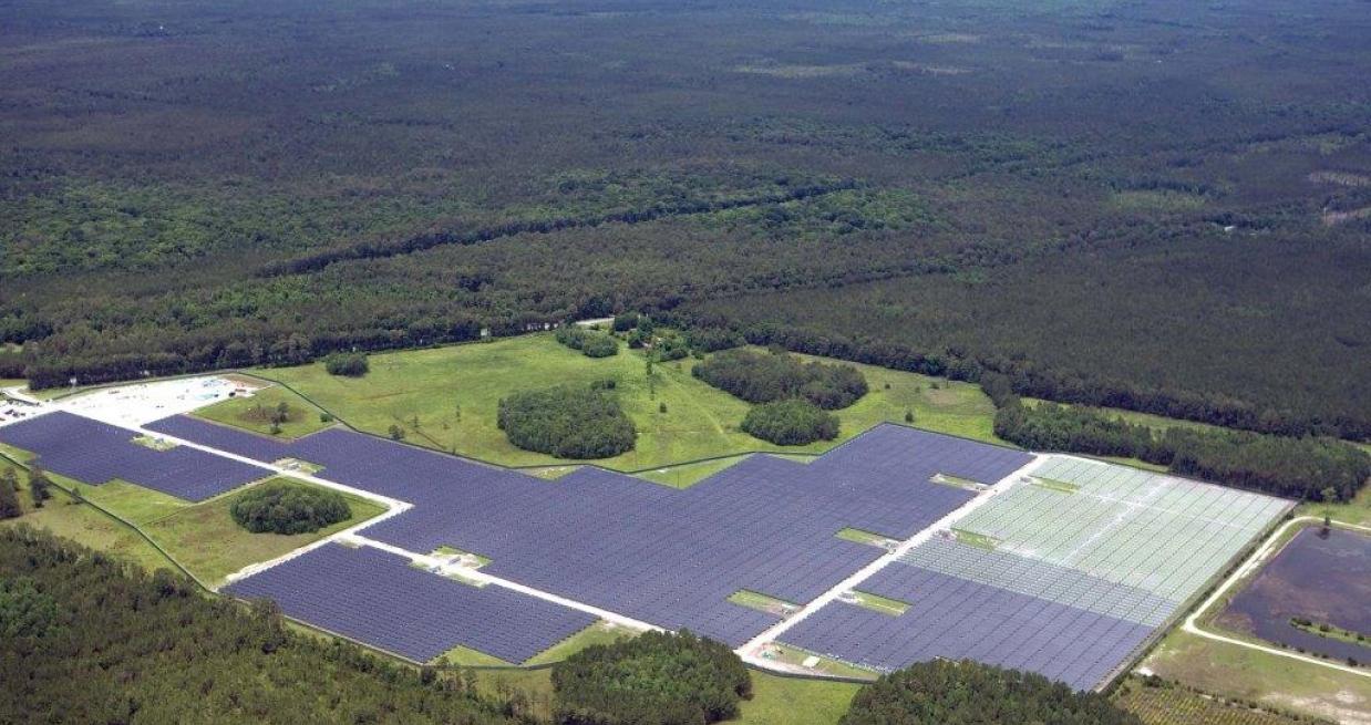 Florida Solar overhead view
